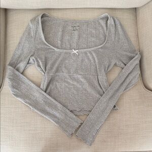 Urban Outfitters baby doll U neck top